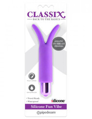 Classix Silicone Fun Vibe Purple Sex Toys