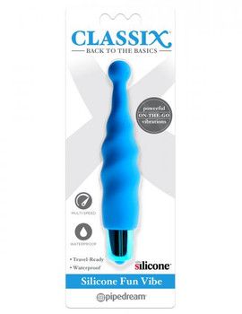 Classix Silicone Fun Vibe Blue Best Adult Toys