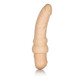 Power Stud Curvy Beige Vibrating Dildo by Cal Exotics - view 3