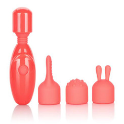 Rechargeable Massager Kit Orange by Cal Exotics