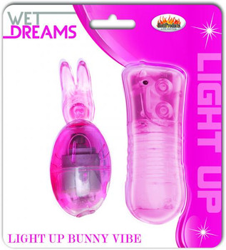 Light Up Pleasure Bunny Egg Pink Vibrator Best Sex Toys