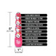 Prints Charming Pop Tease 5in Mini Vibe Kiss Me Pink by Global Novelties - view 3