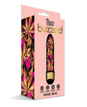 Prints Charming Buzzed 5 Mini Vibe Pink Kush inches by Global Novelties