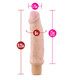 X5 Hard On Vibe 9 inches Waterproof Dildo - Beige by Blush Novelties - view 3