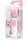 Bodywand 5 Function Mini Wand Massager Pink by Bodywand - Product SKU XGBW114