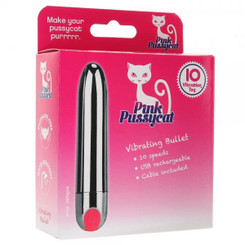 Pink Pussycat Silver Bullet Sex Toy