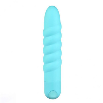 Lola Rechargeable Twisty Bullet Vibrator Teal Best Sex Toys