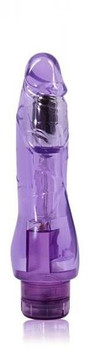 Fantasy Vibe 8.5 inches Vibrating Dildo Purple by Blush Novelties