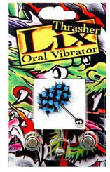 Lix Thrasher Oral Vibrator Blue Adult Sex Toys