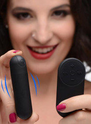 Bang! Vibrating Bullet W/ Remote Control Black by XR Brands