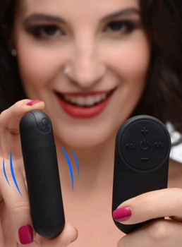 Bang! Vibrating Bullet W/ Remote Control Black by XR Brands