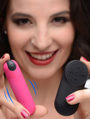 Bang! Vibrating Bullet W/ Remote Control Pink Adult Toy