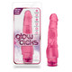 Glow Dildos The Banger Pink Realistic Vibrator by Blush Novelties - view 2
