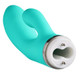Voice Touch G-Spot Rabbit Vibrator Teal Green by Cloud 9 Novelties - view 3