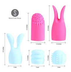 Quinn 5 Silicone Attachments by Maia Toys