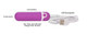 BMS Enterprises Wonderlust Purity Bullet Vibrator Purple Rechargeable - Product SKU BMS59715