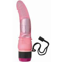 Waterproof Jelly Caribbean #4 Vibrator - Pink Best Sex Toys