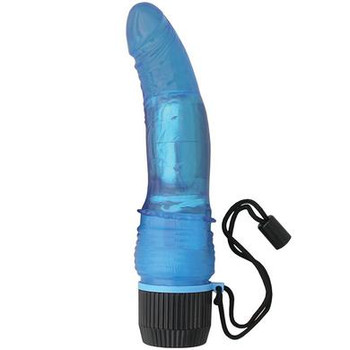 Jelly Caribbean #4 Waterproof Vibrator - Blue Sex Toy