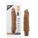 Dr Skin Penis Vibe #10 Mocha Realistic Penis by Blush Novelties - view 2