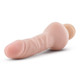 X5 Plus Mr Right Now Vibrating Dildo Beige by Blush Novelties - view 2