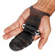XR Brands Bang Bang Glove Vibrating Finger Sleeve Black - Product SKU XRAE595