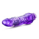 B Yours Vibe 7 Purple Realistic Vibrating Dildo by Blush Novelties - view 2