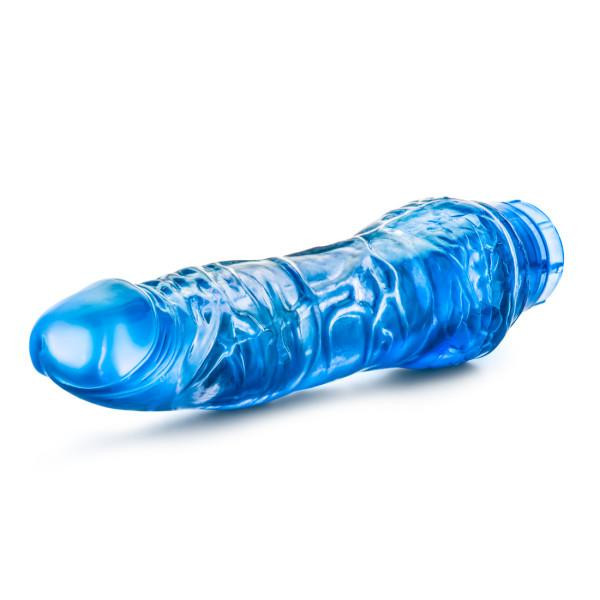 blue vibrating dildo Tapping Dildo Wave