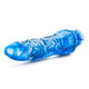 B Yours Vibe 7 Blue Vibrating Dildo by Blush Novelties - view 2
