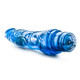 B Yours Vibe 7 Blue Vibrating Dildo by Blush Novelties - view 3