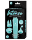 Intense Clit Teaser Kit Blue Mini Massager with 4 Heads by NassToys - view 2