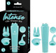 Intense Clit Teaser Kit Blue Mini Massager with 4 Heads by NassToys - view 3