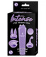 Intense Clit Teaser Kit Purple Mini Massager with 4 Heads by NassToys - view 2