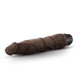 Dr Skin Penis Vibe 1 Chocolate Brown Realistic Dildo by Blush Novelties - view 2