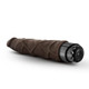 Dr Skin Penis Vibe 1 Chocolate Brown Realistic Dildo by Blush Novelties - view 3