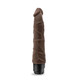 Dr Skin Penis Vibe 1 Chocolate Brown Realistic Dildo by Blush Novelties - view 4