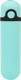Simple & True Rechargeable Bullet Vibrator Teal Adult Toy