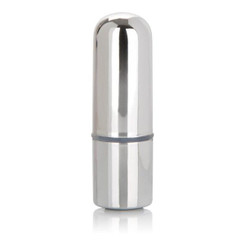 Rechargeable Mini Bullet Vibrator Silver Adult Sex Toy