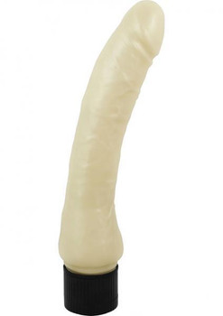 Pearl Sheens Multi Speed Vibrator Waterproof 8.5 Inch- White Adult Toys