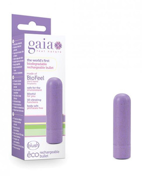 Gaia Eco Bullet Lilac Rechargeable by Blush Novelties