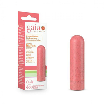 Gaia Eco Rechargeable Bullet Coral Best Sex Toys