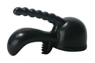 The Wand Essentials 3 Teez Attachment - Black Sex Toy For Sale