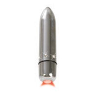 Crystal High Intensity Bullet Silver Best Sex Toys