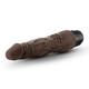 Dr Skin Penis Vibe 4 Chocolate Brown Vibrating Dildo by Blush Novelties - view 2