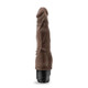 Dr Skin Penis Vibe 4 Chocolate Brown Vibrating Dildo by Blush Novelties - view 4