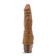 Dr Skin Penis Vibe #4 Mocha Brown Vibrating Dildo by Blush Novelties