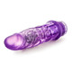 B Yours Vibe 3 Purple Realistic Dildo by Blush Novelties - view 2