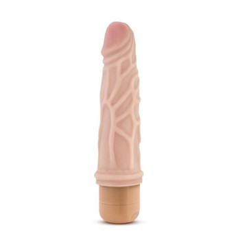 Dr Skin Penis Vibe 3 Realistic Dildo Beige by Blush Novelties