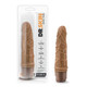 Dr Skin Penis Vibe 3 Vibrating Dildo Mocha Tan by Blush Novelties - view 2