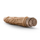 Dr Skin Penis Vibe 3 Vibrating Dildo Mocha Tan by Blush Novelties - view 3