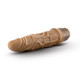 Dr Skin Penis Vibe 3 Vibrating Dildo Mocha Tan by Blush Novelties - view 4